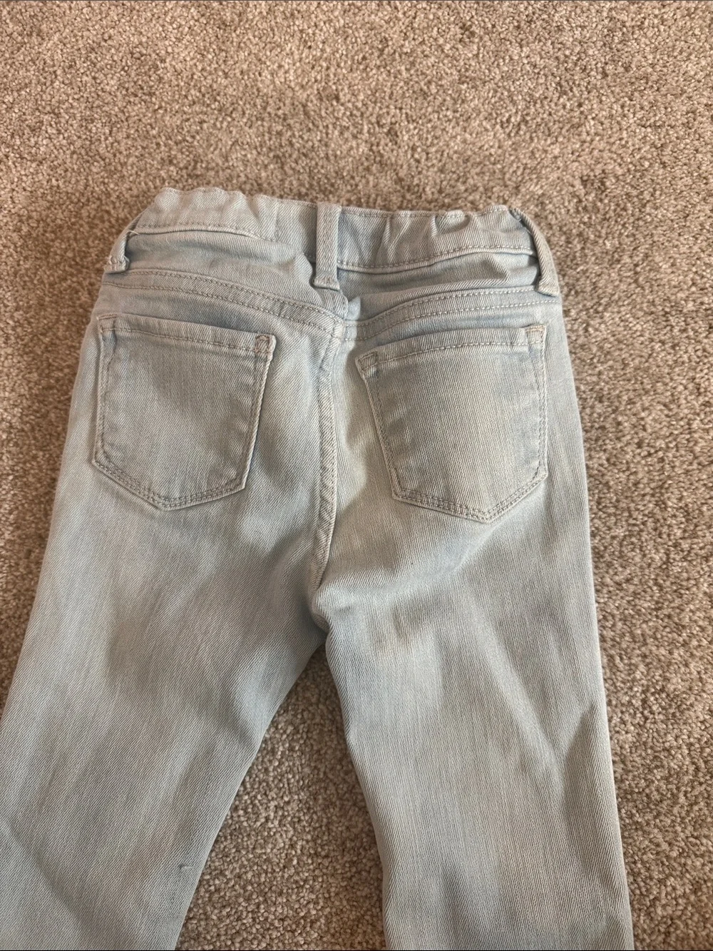 Old Navy Light Blue Heart Patch Kids Jeans